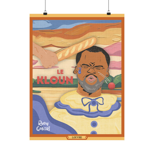 Le Kloun | Rudy Gobert 18 x 24 Poster