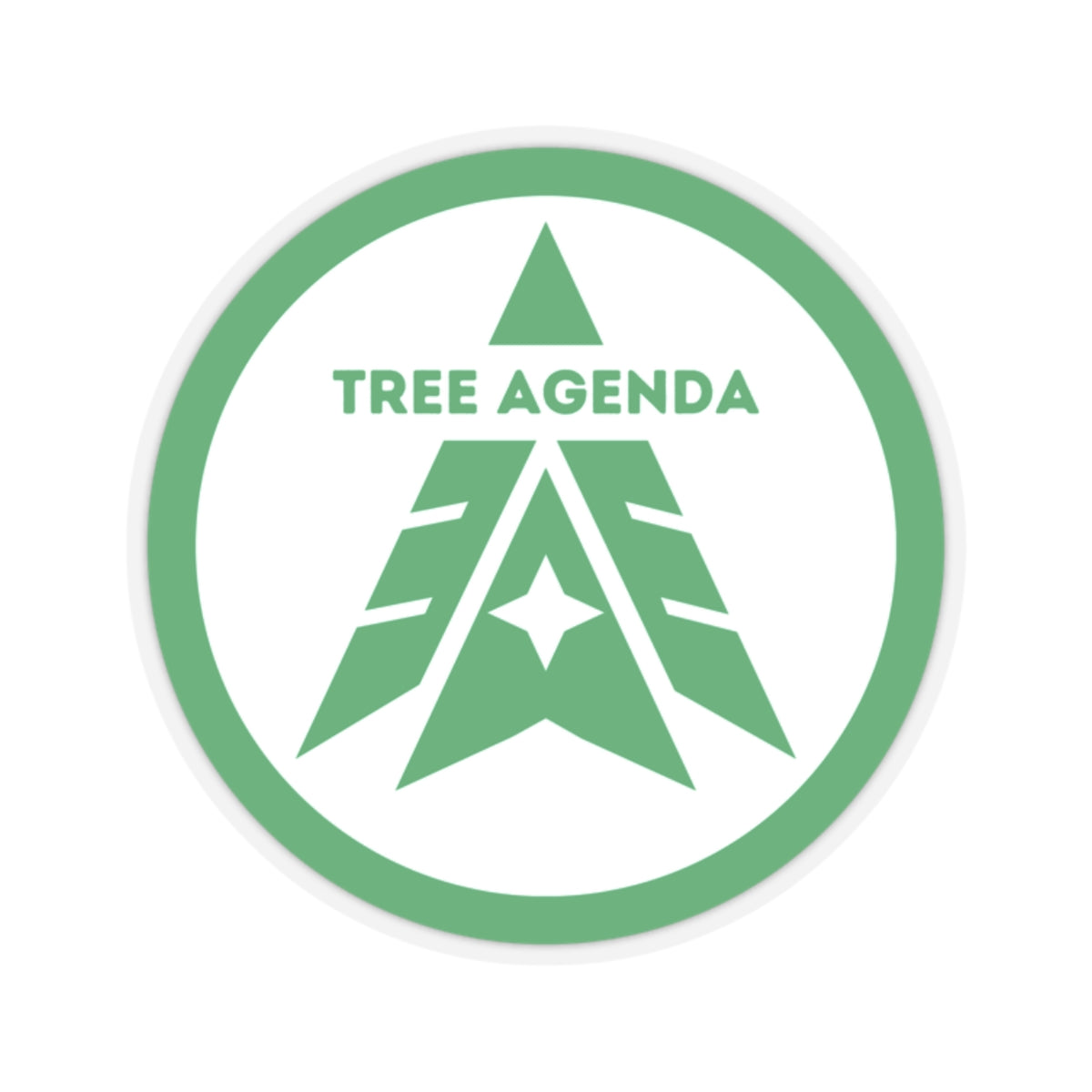 Tree Agenda Green | Sticker