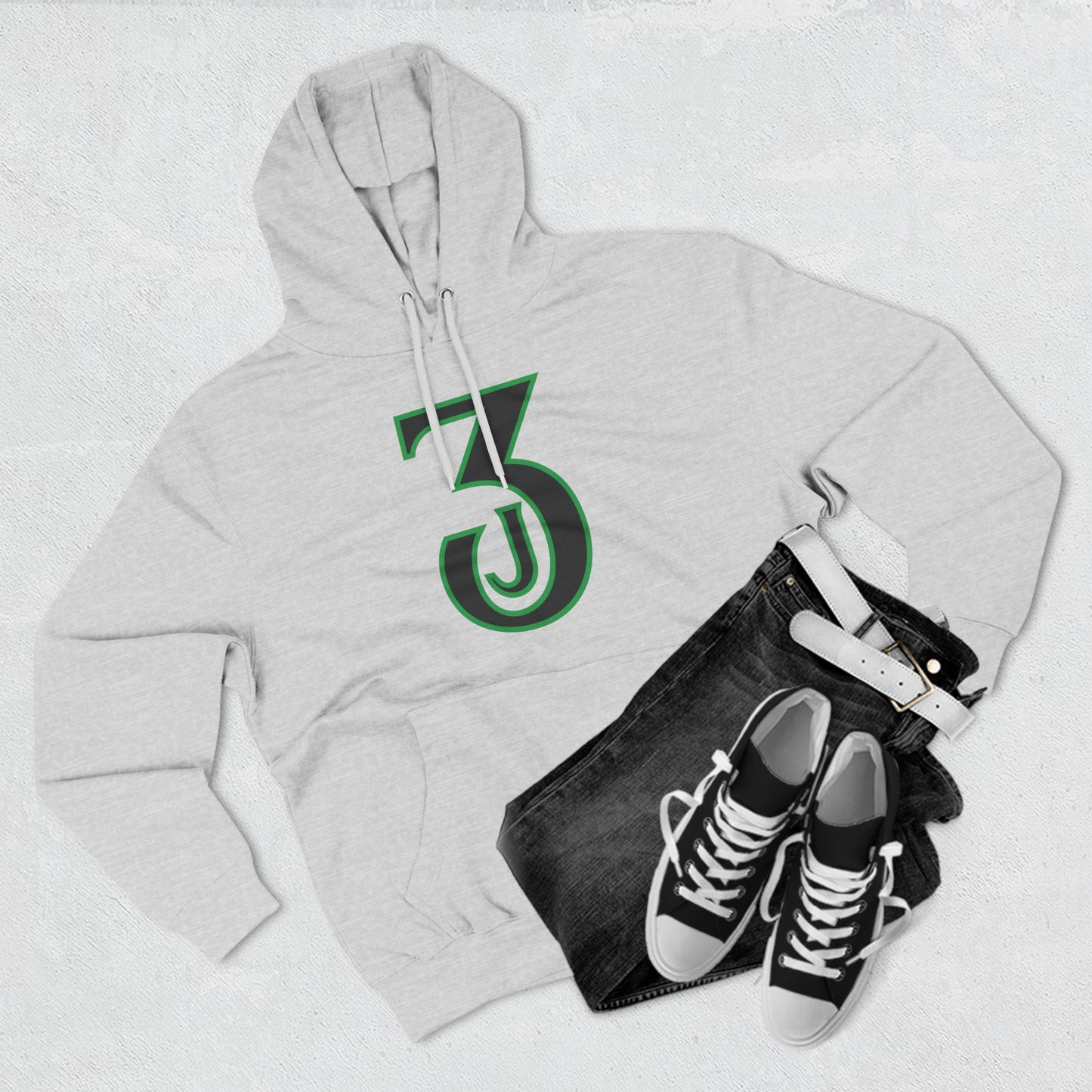 Jaden J3 Green & Black | Hooded Sweatshirt