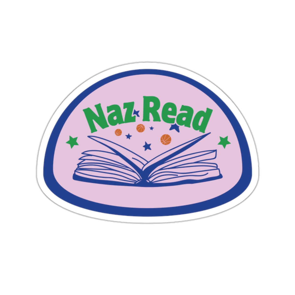 Naz Read Book | Sticker