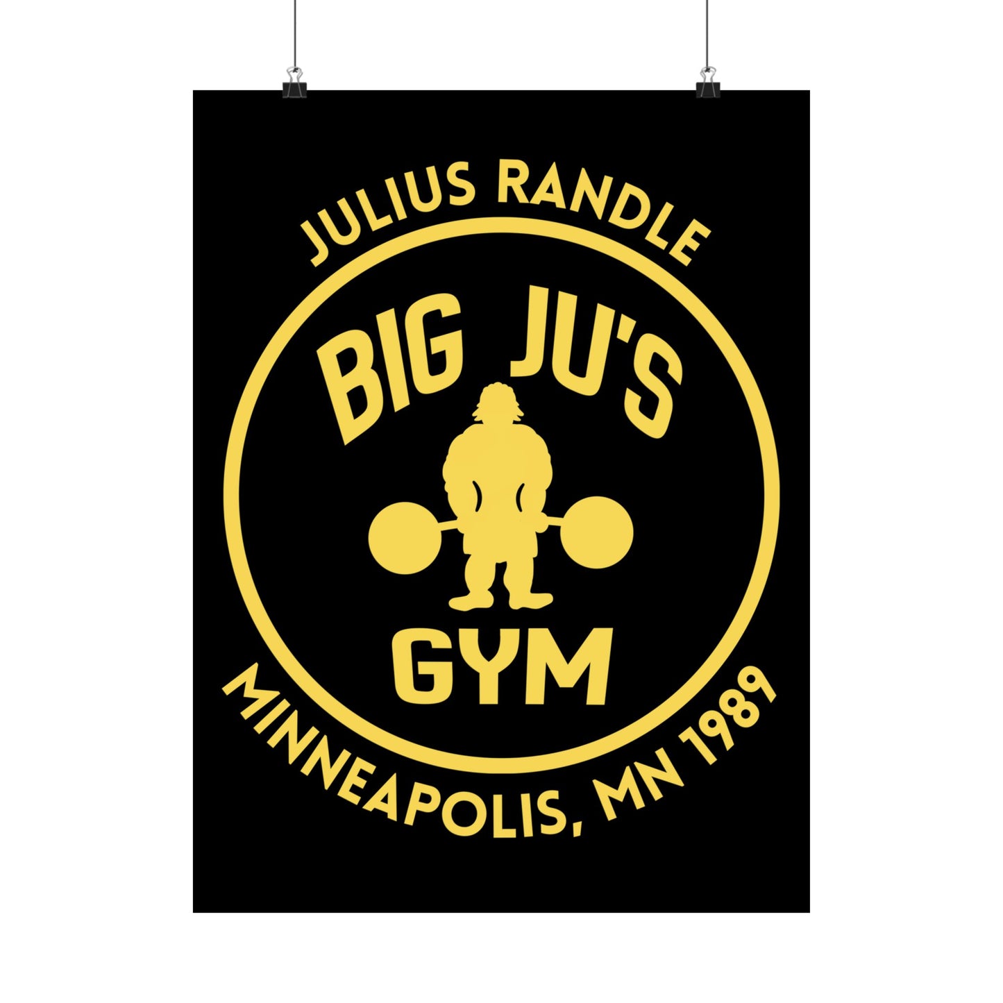 Julius Randle - Big Ju's Gym | Julius Randle (18 x 24 Inch) Or (8 x 10 Inch) Poster