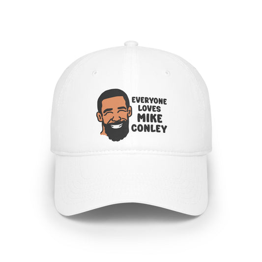 Everyone Loves Mike Conley | Mike Conley PRINTED Velcro-Adjustable Baseball Cap