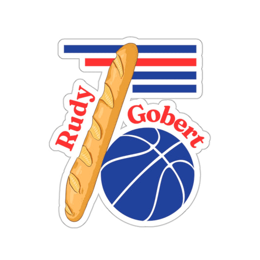 Rudy Gobert Red & Blue | Sticker