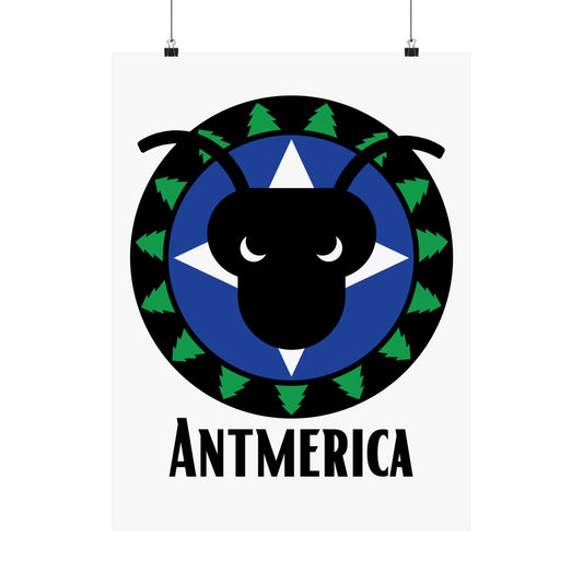 Antmerica Black | 18 x 24 Poster