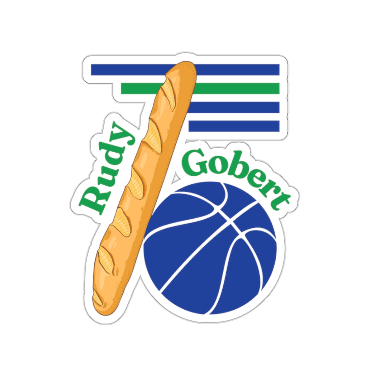 Rudy Gobert Blue | Sticker