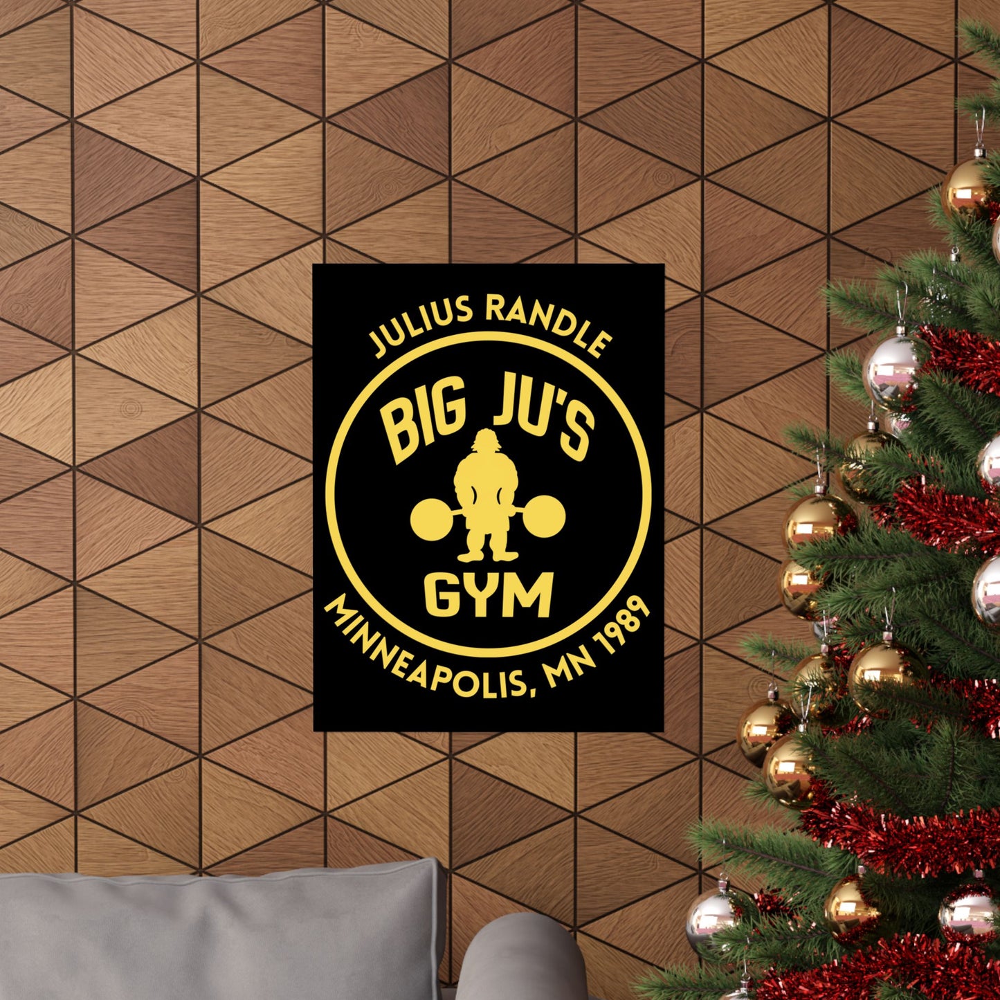 Julius Randle - Big Ju's Gym | Julius Randle (18 x 24 Inch) Or (8 x 10 Inch) Poster