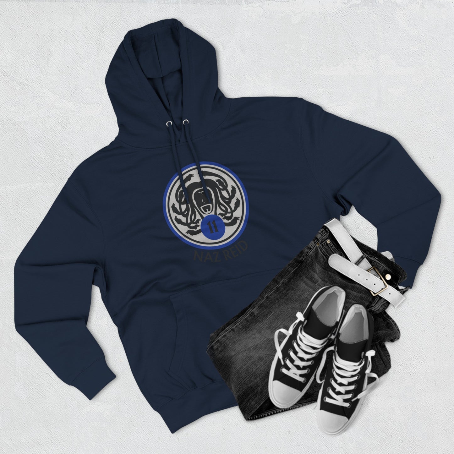 Naz Reid Medusa Blue | Hooded Sweatshirt