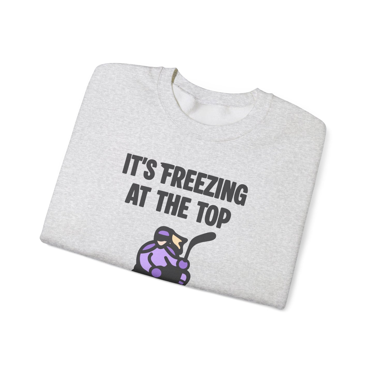 Minnesota Hockey - It's Freezing At The Top | Minnesota Hockey Unisex Crewneck Sweatshirt