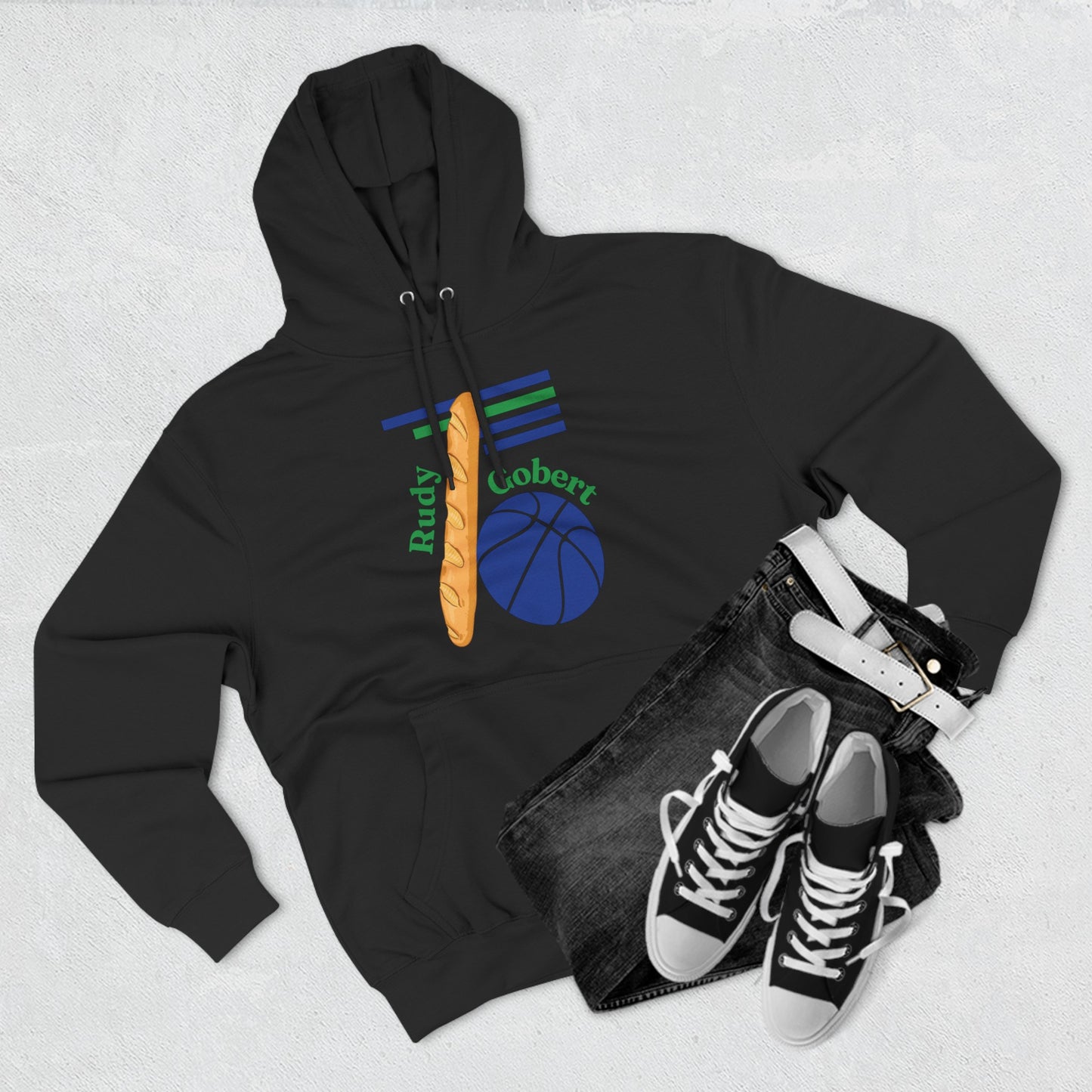 Rudy Gobert Blue | Hooded Sweatshirt