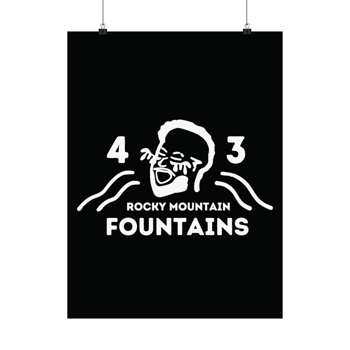 Rocky Mountain Fountains | 18 x 24 Poster