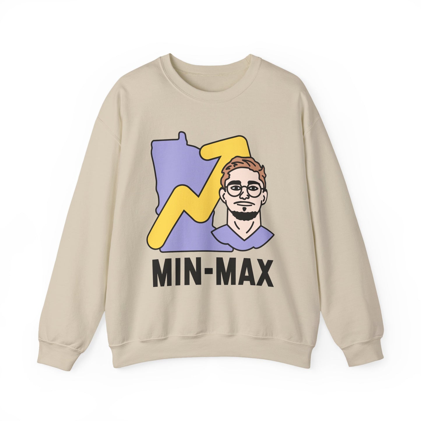 Max Brosmer - MIN MAX | Max Brosmer Unisex Crewneck Sweatshirt