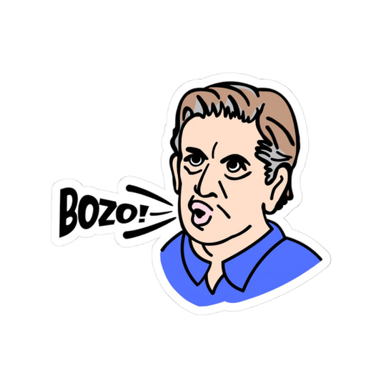 Chris Finch BOZO | Chris Finch 3 x 3 Inch Sticker