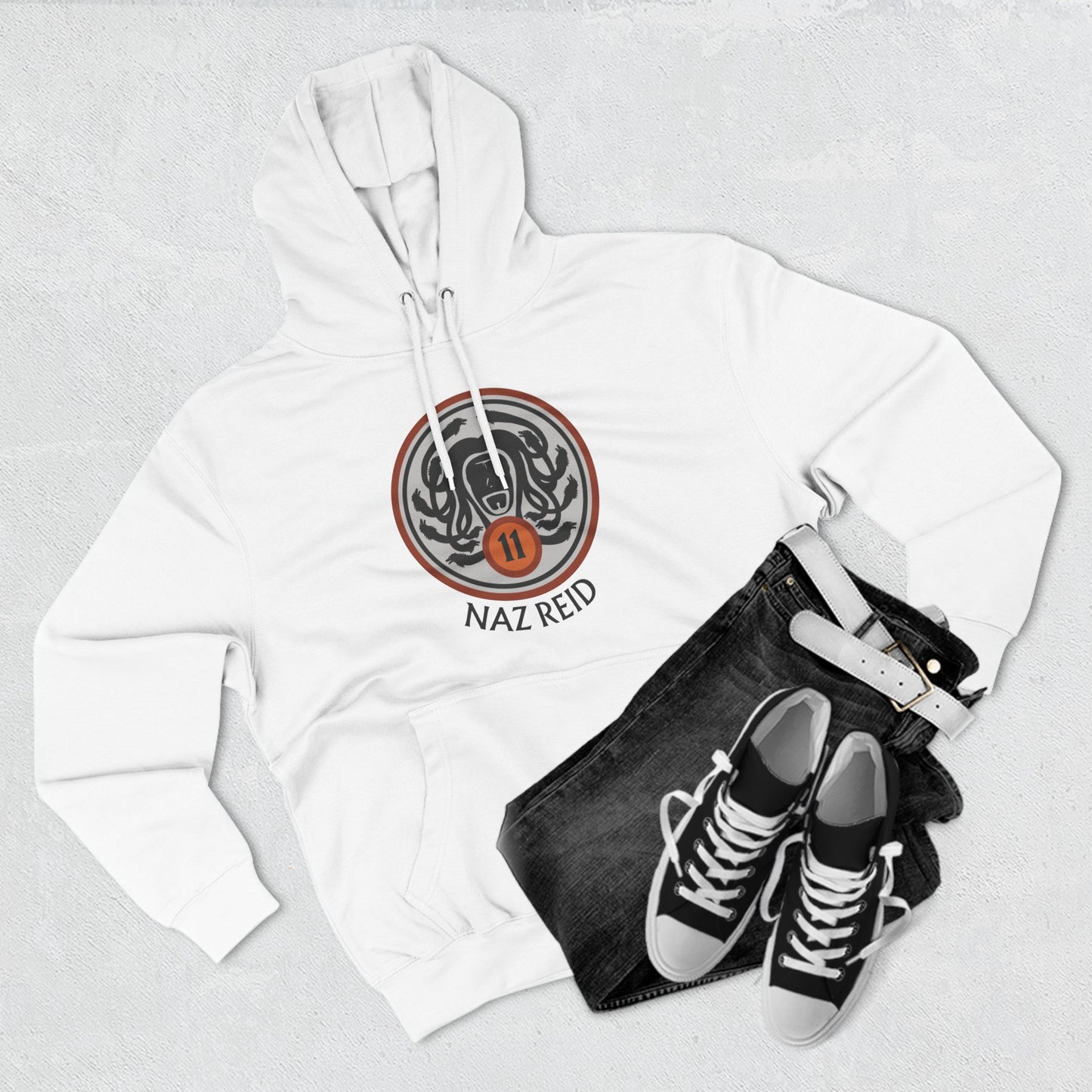 Naz Reid Medusa Orange | Hooded Sweatshirt