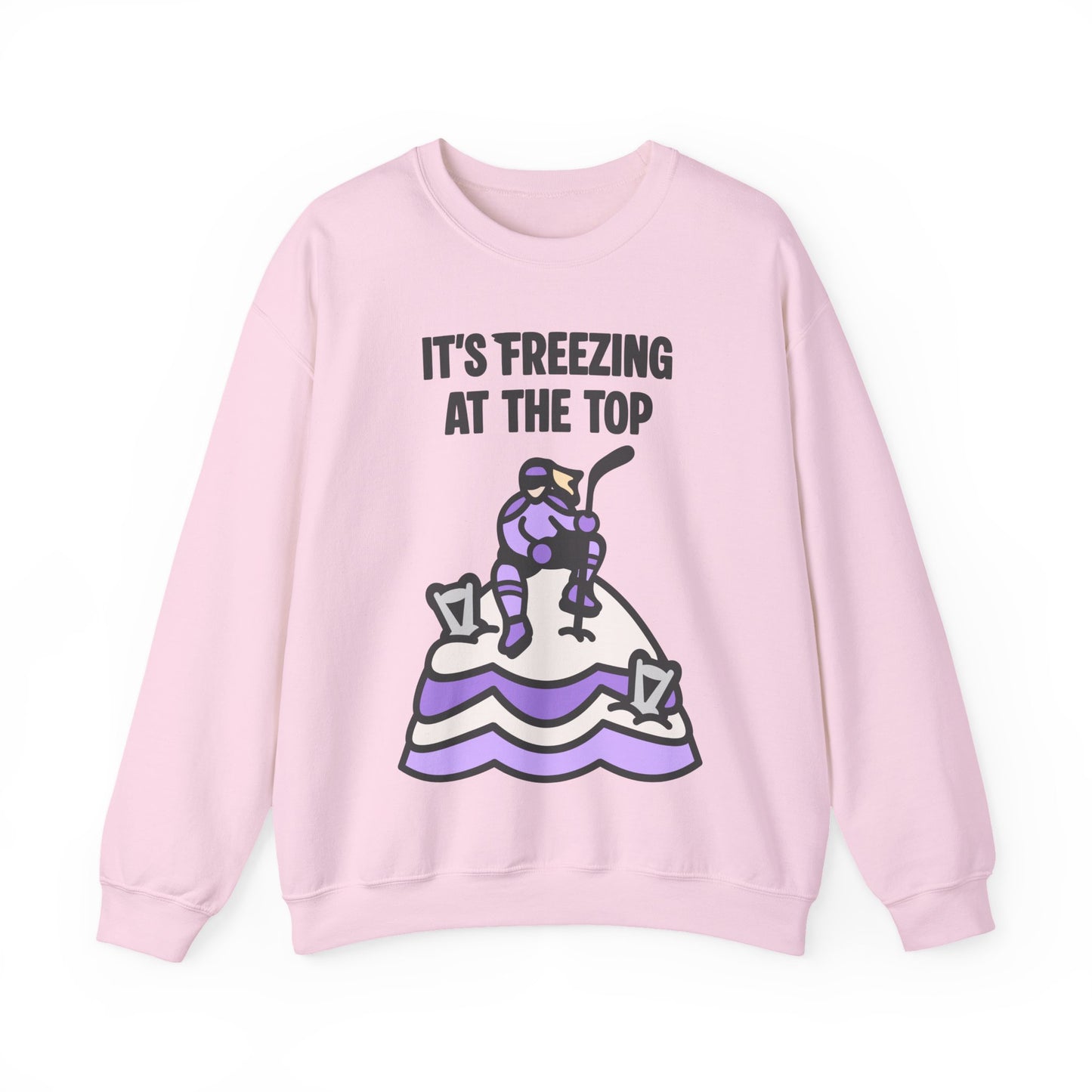 Minnesota Hockey - It's Freezing At The Top | Minnesota Hockey Unisex Crewneck Sweatshirt