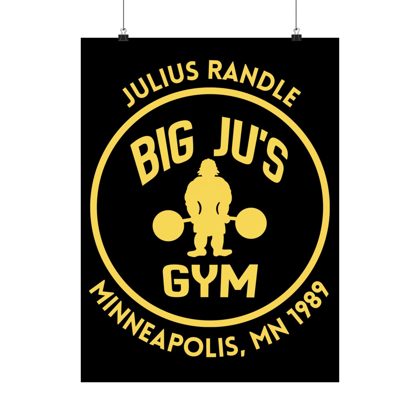 Julius Randle - Big Ju's Gym | Julius Randle (18 x 24 Inch) Or (8 x 10 Inch) Poster