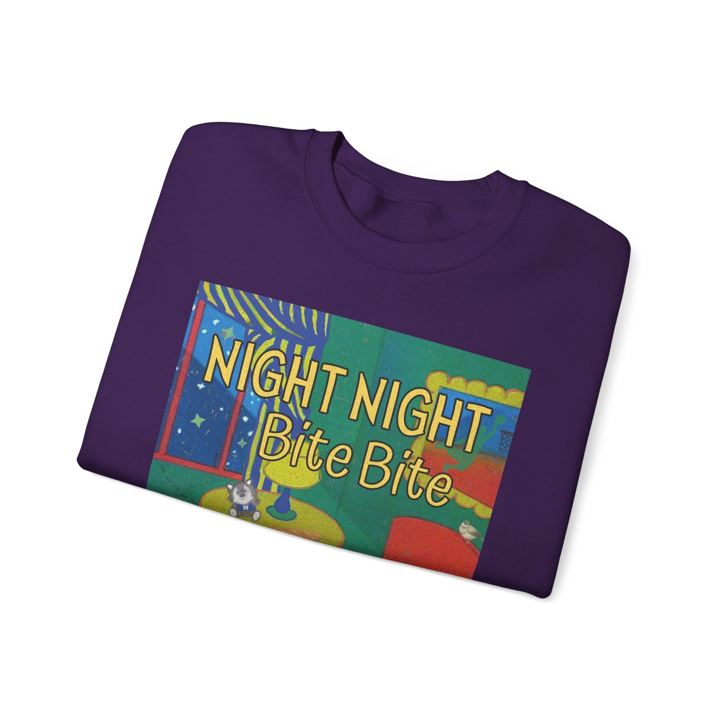 Night Night Bite Bite | Crewneck Sweatshirt