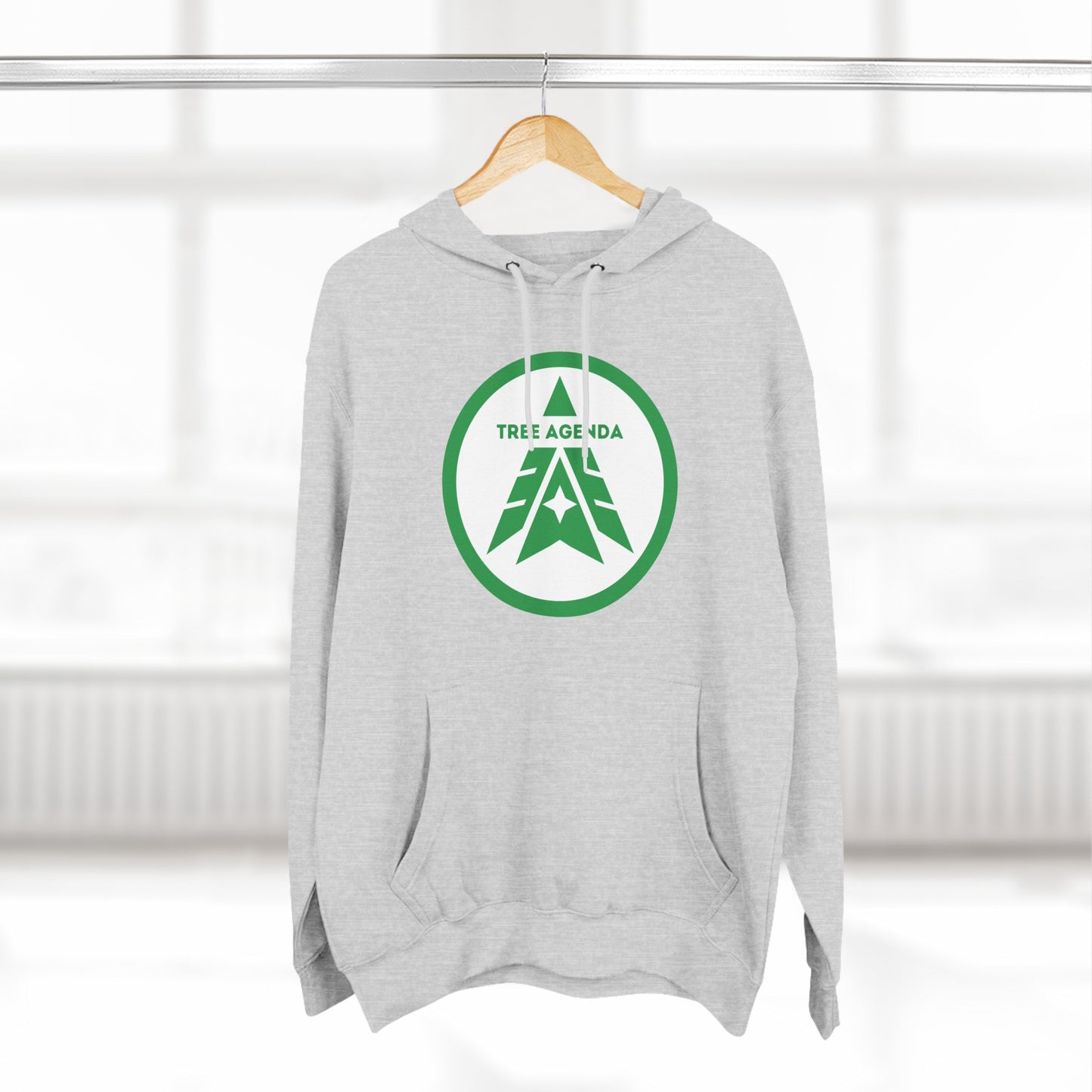 Tree Agenda Green | Hooded Sweatshirt