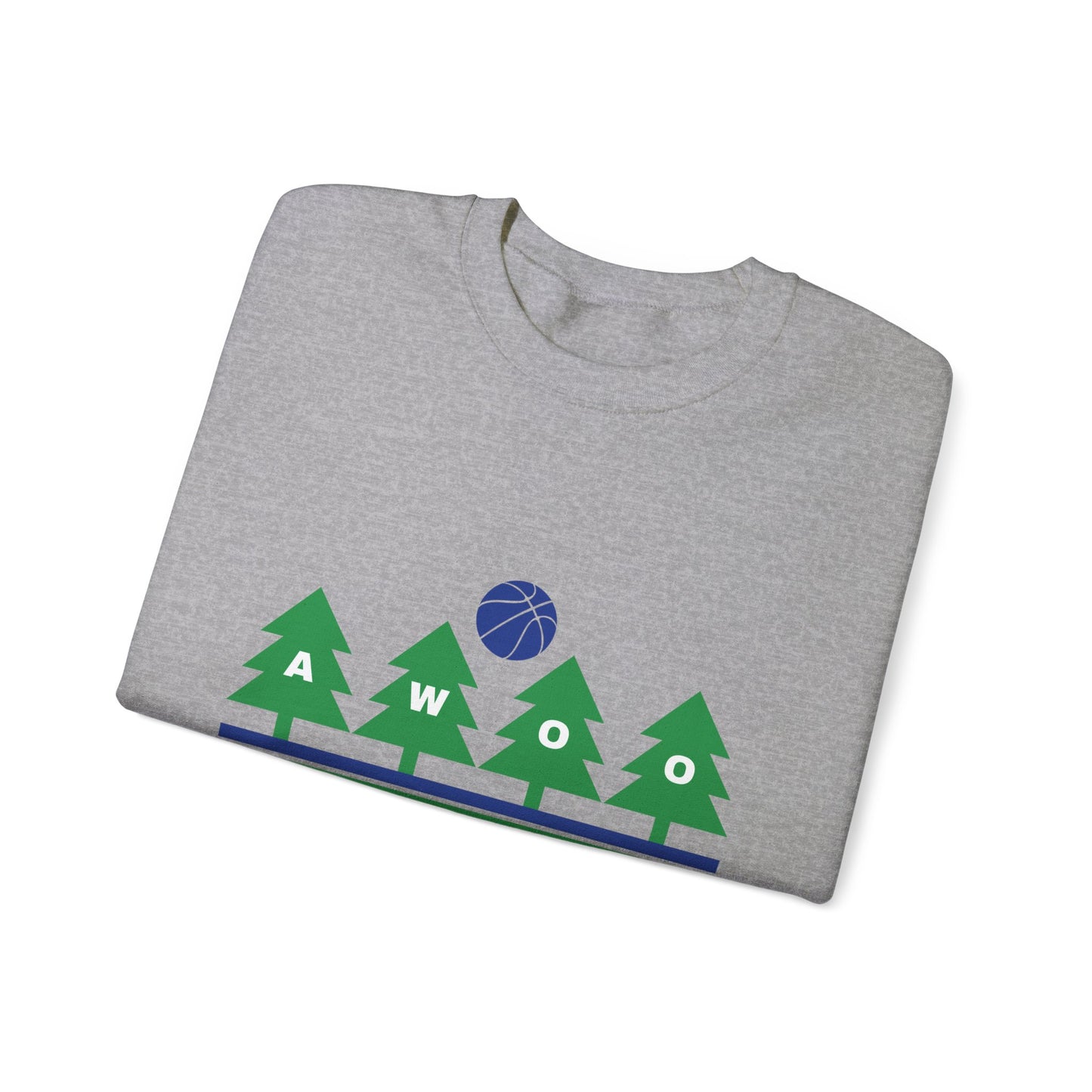 Awoo Blue & Green | Crewneck Sweatshirt