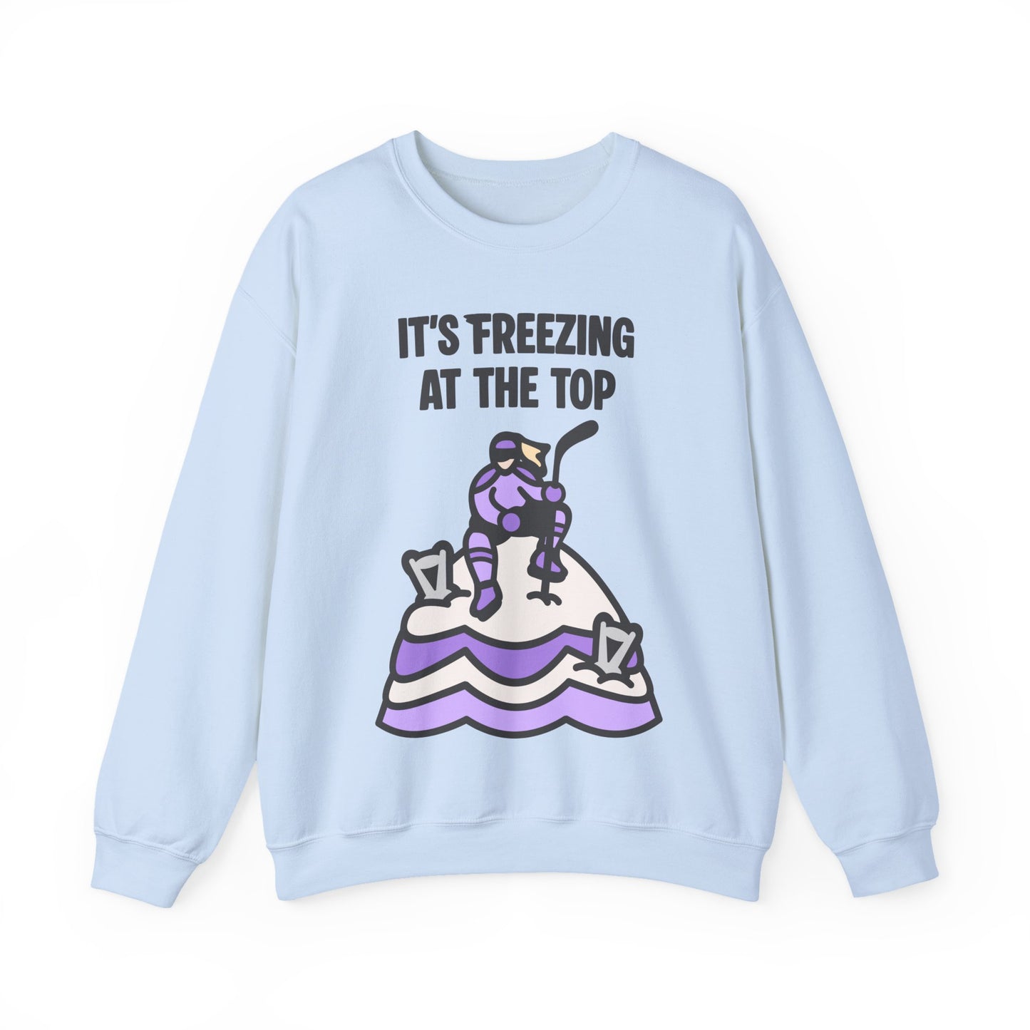 Minnesota Hockey - It's Freezing At The Top | Minnesota Hockey Unisex Crewneck Sweatshirt