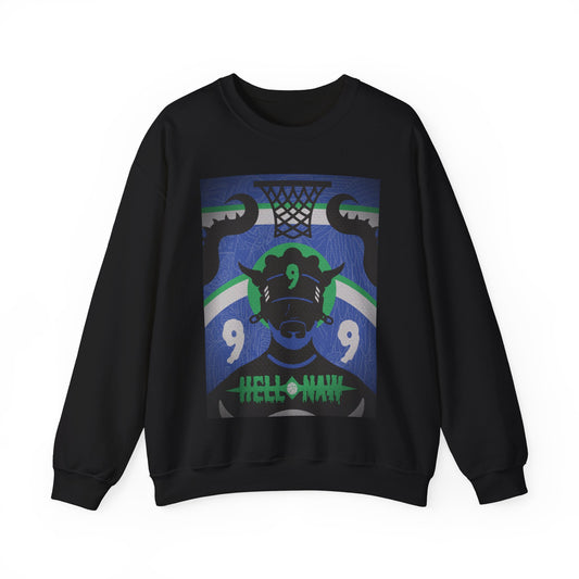 HELL NAW Blue | Crewneck Sweatshirt