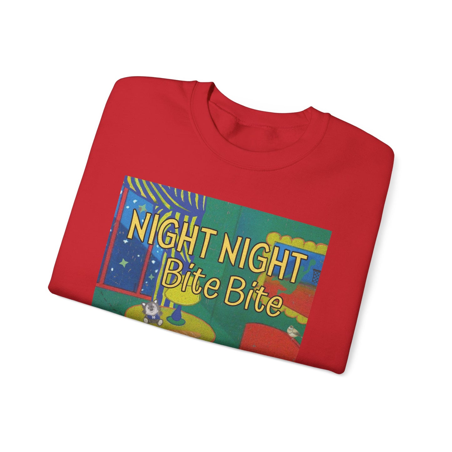 Night Night Bite Bite | Crewneck Sweatshirt