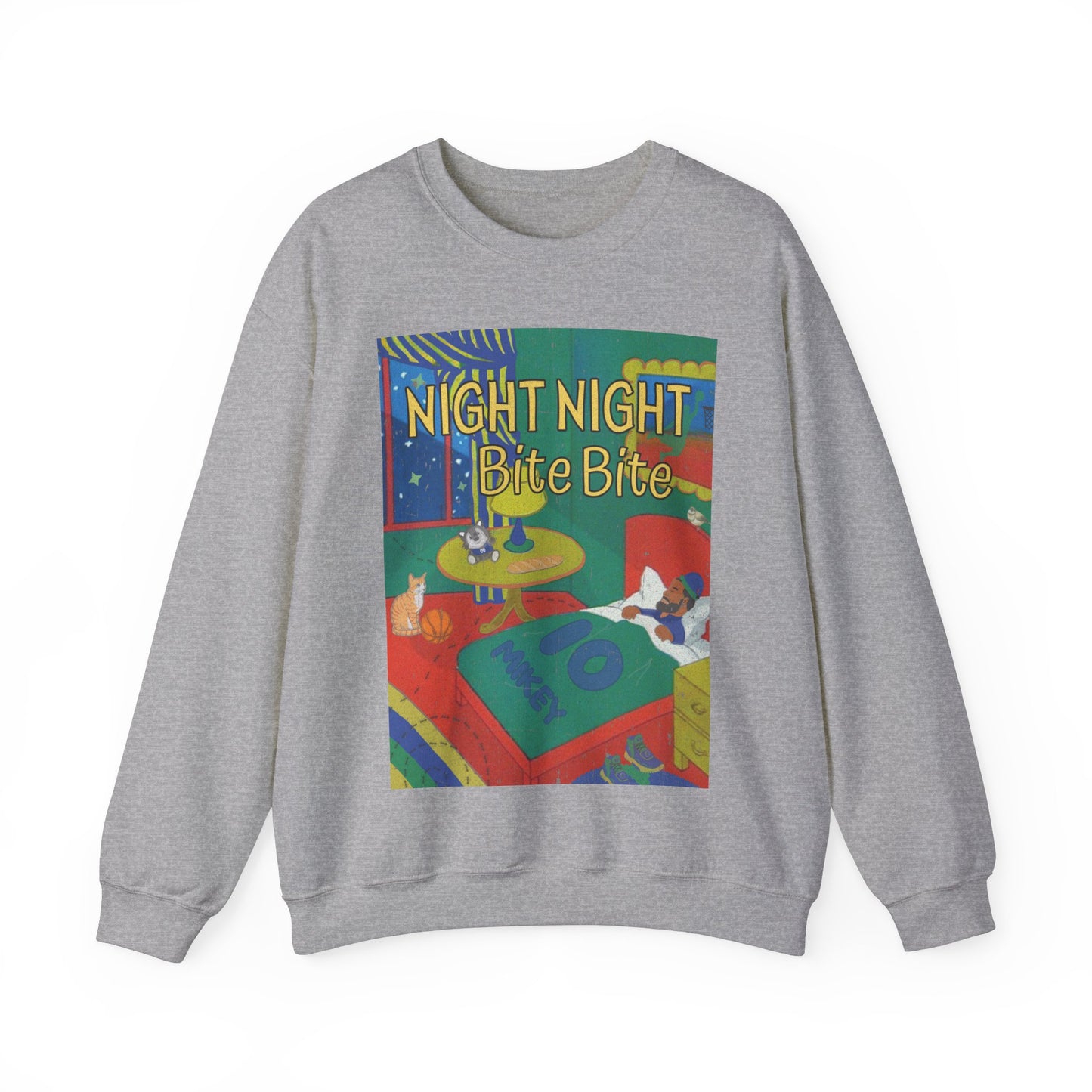 Night Night Bite Bite | Crewneck Sweatshirt