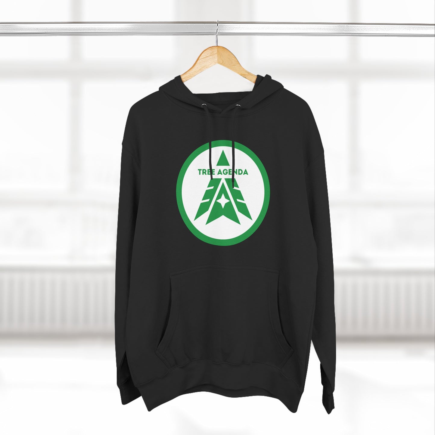 Tree Agenda Green | Hooded Sweatshirt