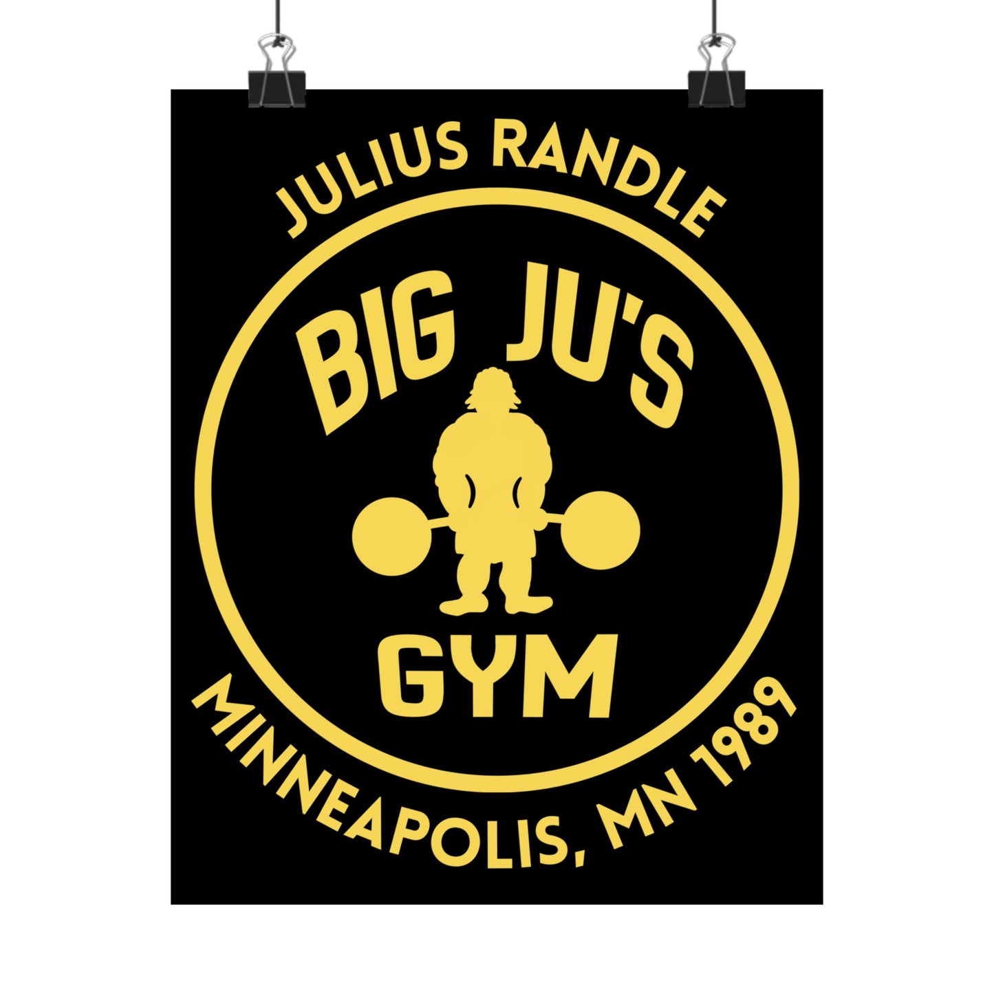 Julius Randle - Big Ju's Gym | Julius Randle (18 x 24 Inch) Or (8 x 10 Inch) Poster