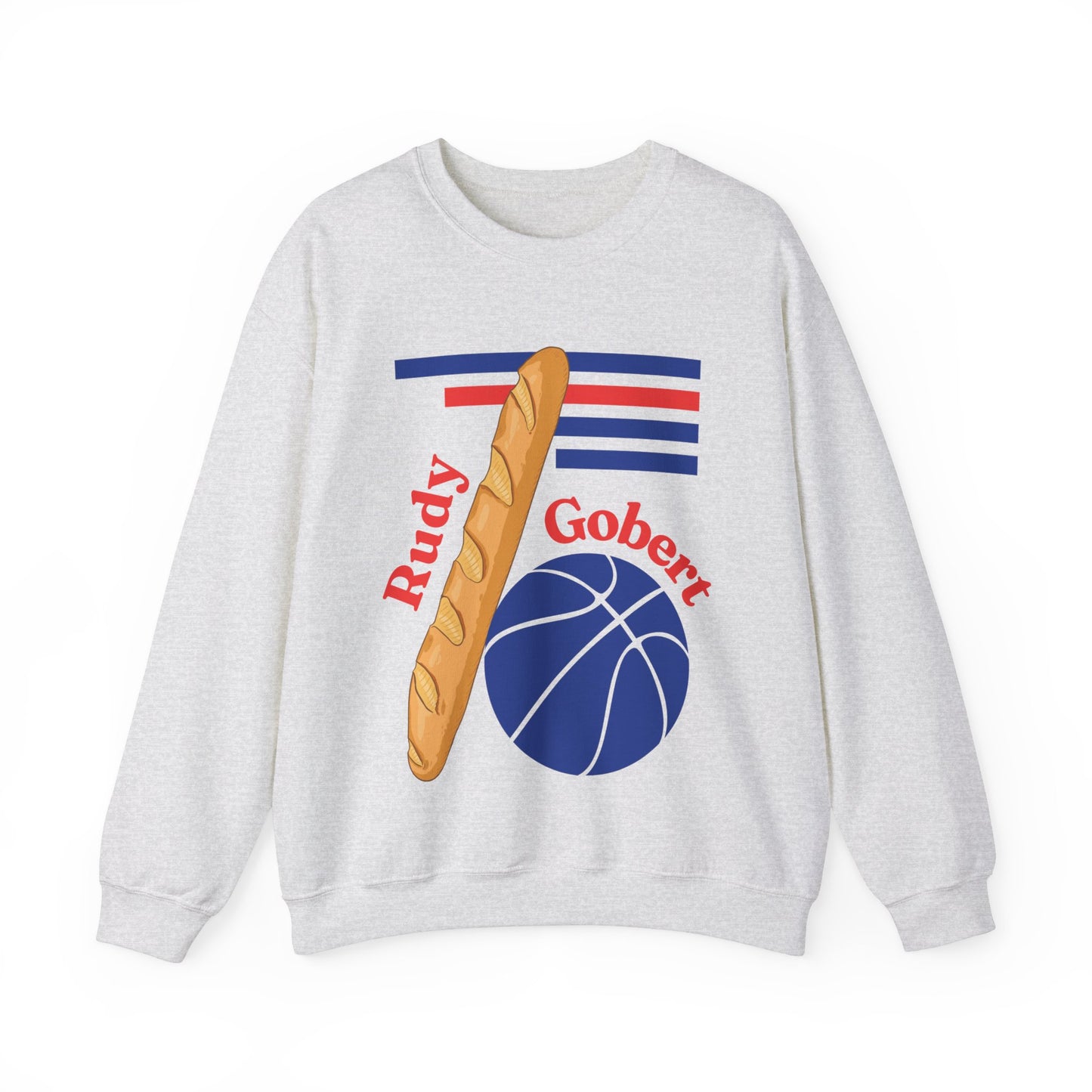 Rudy Gobert Red & Blue | Crewneck Sweatshirt